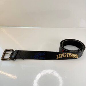 Levi’s Vintage Leather Belt – Embroidered Logo Design